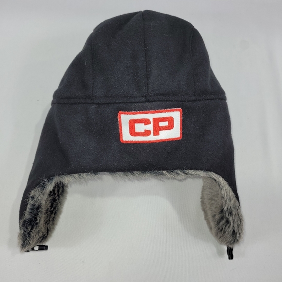 CFL Football 103rd Grey Cup Winter Aviator Faux Fur Hat - Picture 2 of 4